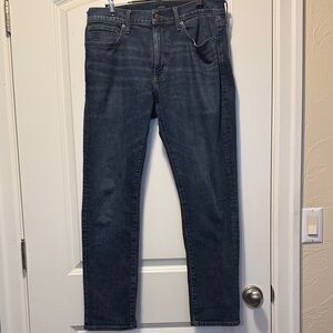 J. Crew Men's Dark Blue Straight Jeans